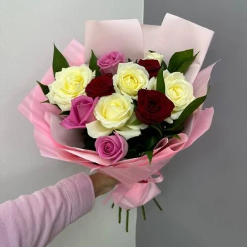 Bouquet of 11 multi-color